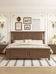 Scotland Wooden Bed - Any Size or Colour - 5
