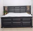 Pure Wooden Fluted Beds - Any Size/Colour - 2