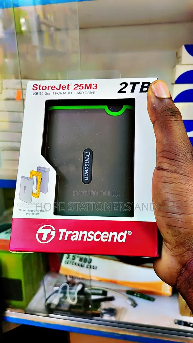 New 2TB Transcend External Hard Drive - 1