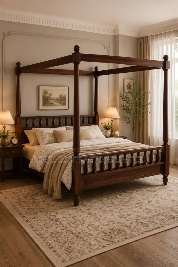 Shree Ganesh Wooden Beds - Any Colour/Size - 1