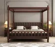Shree Ganesh Wooden Beds - Any Colour/Size - 3