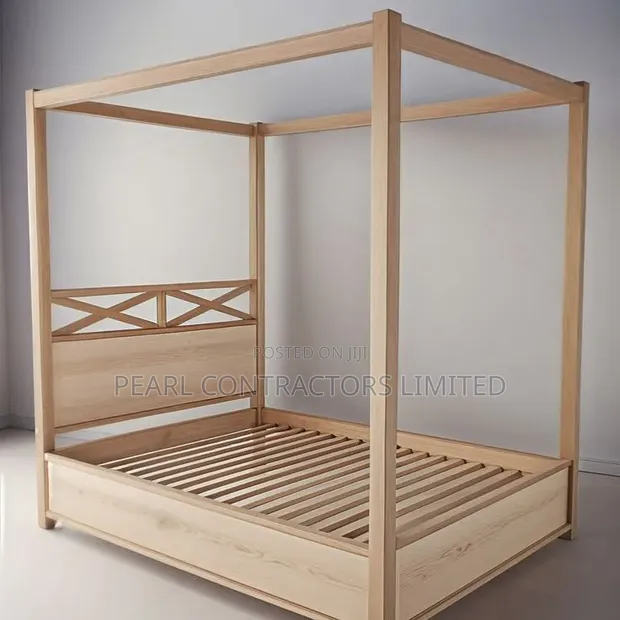 Bombay Wooden Poll Beds - Any Colour/Size - 1