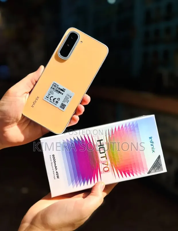 New Infinix Hot 70 256GB Orange - 1