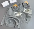 Striped Chest Design Half Zip Sweater - 2
