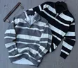 Stripes Half Zip/Quarter Zip Sweater - 4