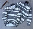 Stripes Half Zip/Quarter Zip Sweater - 5