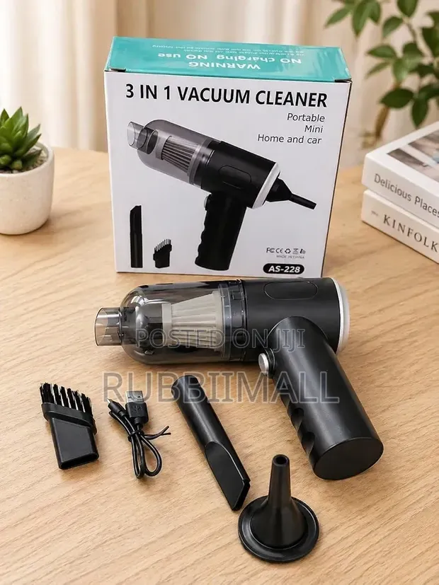 Portable Mini Vacuum Cleaner 3 in 1 - 1