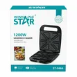 Winning Star 1200W 4-Slice Sandwich Maker - 3