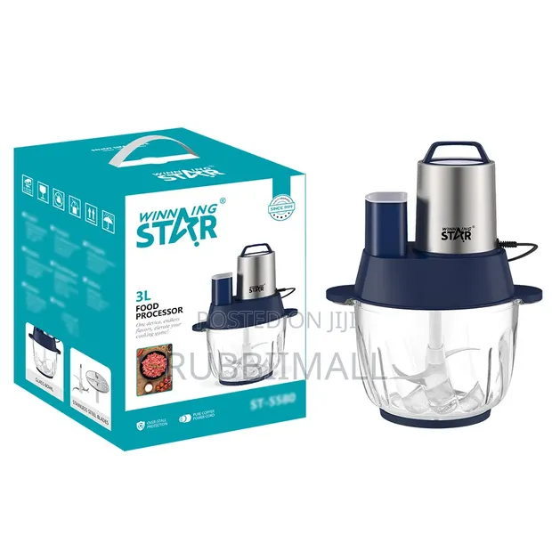 Winning Star 3L Food Processor (Model ST-5580) - 1