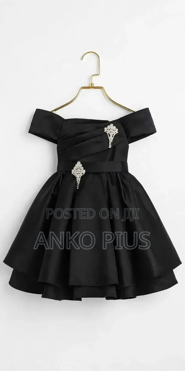 Girls Black Party Dresses (Brand New) - 1