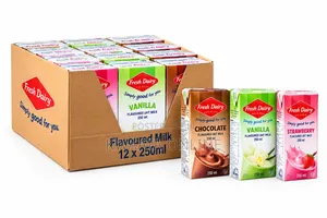 Fresh Dairy Flavoured UHT Milk - 12 x 250ml