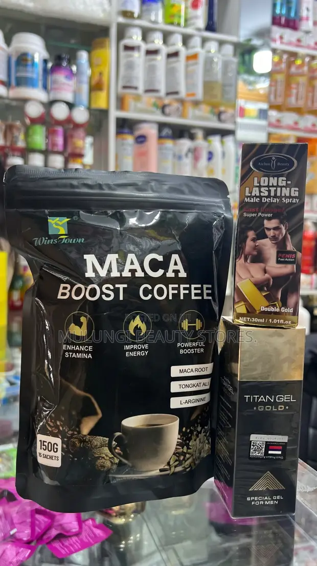 Wins Town Maca Boost Instant Coffee for Men - 1