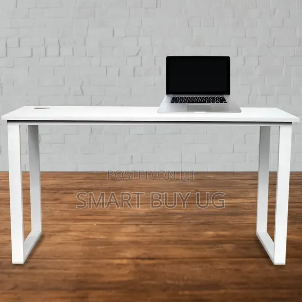 Brand New Office Desk with Metal Frame and Wooden Top - 1