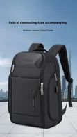 Wiersoon Waterproof Anti-Theft Business Laptop Backpack - 4