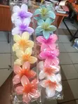 Plumeria-Shaped Hair Claw Clips - Glossy Gradient - 3