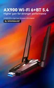 LB-Link AX900 WiFi 6 USB Adapter with Bluetooth 5.4 - 1