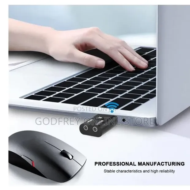 Bluetooth 5.0 USB Wireless Adapter - 2-in-1 Transmitter/Receiver - 1