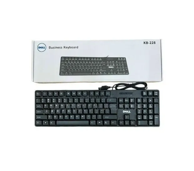 Dell USB Wired Keyboard - Black - 1