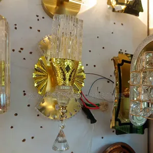 Wall Light with Glass Body and 3-in-1 Inbuilt Light