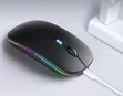 Bluetooth Wireless Rechargeable Mouse with RGB LED - 2