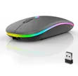Bluetooth Wireless Rechargeable Mouse with RGB LED - 3