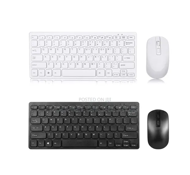 Mini Wireless Keyboard and Mouse Combo - 1
