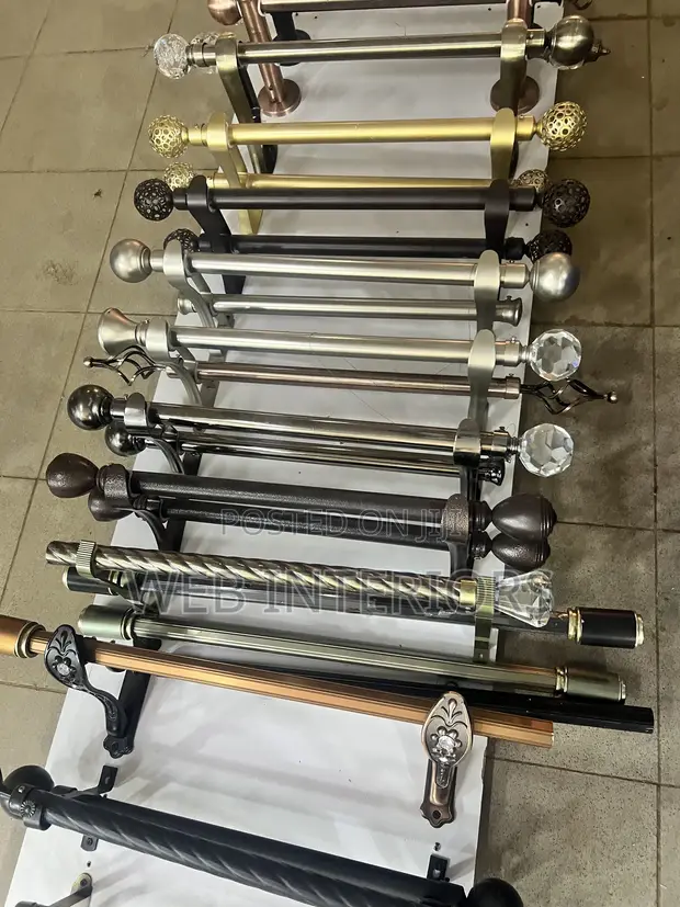 Heavy Curtain Rods - Brand New - 1