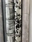 Black and White Heavy Material Curtains (Per Meter) - 1