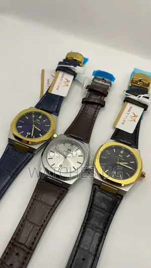Mattuai Leather Slim Watches for Men