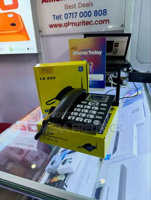 SQ LS820 Dual SIM Landline Phone - 1