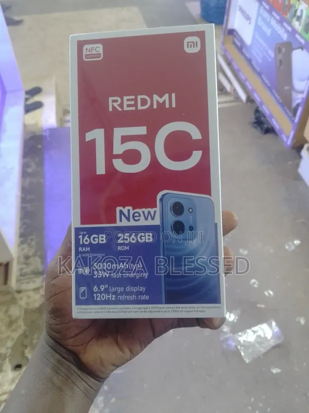 New Xiaomi Redmi 15C 4G 256GB Black - 1