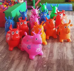 Colorful Kids Inflatable Animal Hopping Toys