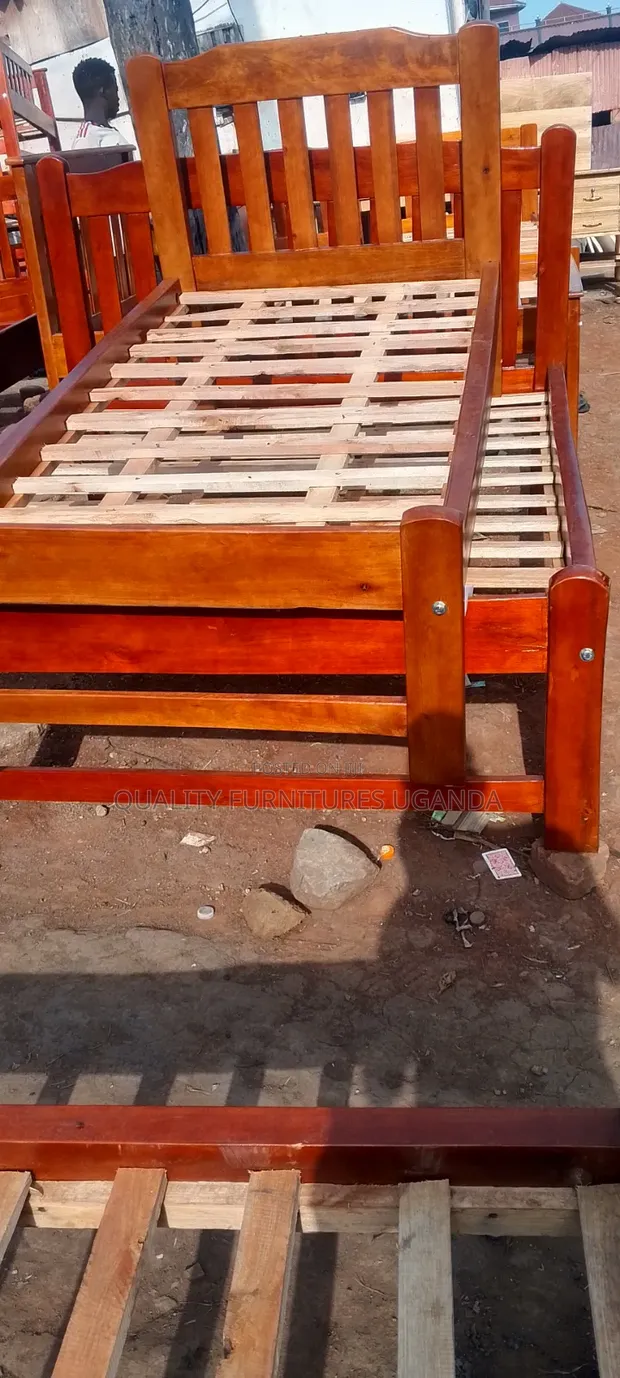 Single Brown Bed Frame - 3x6 - 1