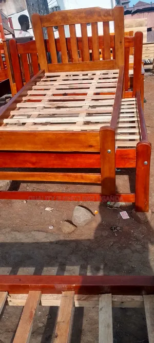 Single Brown Bed Frame - 3x6