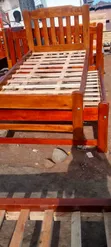 Single Brown Bed Frame - 3x6 - 1