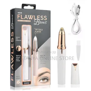 Electric Eyebrow Trimmer with Gold-Plated Tip