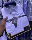 Men's Classic Long Sleeve Dress Shirt - Sky Blue - 1