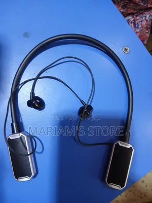 Wireless Bluetooth Neckband Headset - Blue