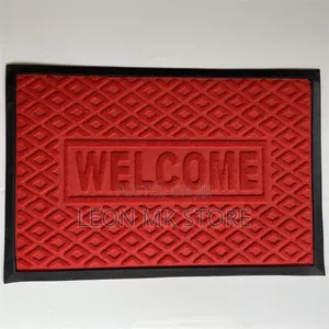 Red Welcome Door Mats