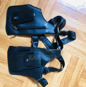 Men's Black Crossbody Bag