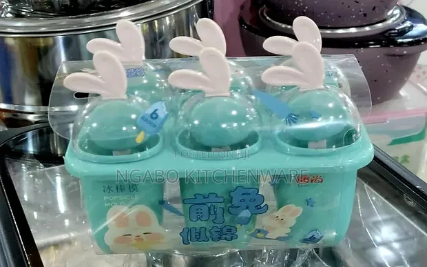 6-Piece Rabbit Ice Cube Molds - 1
