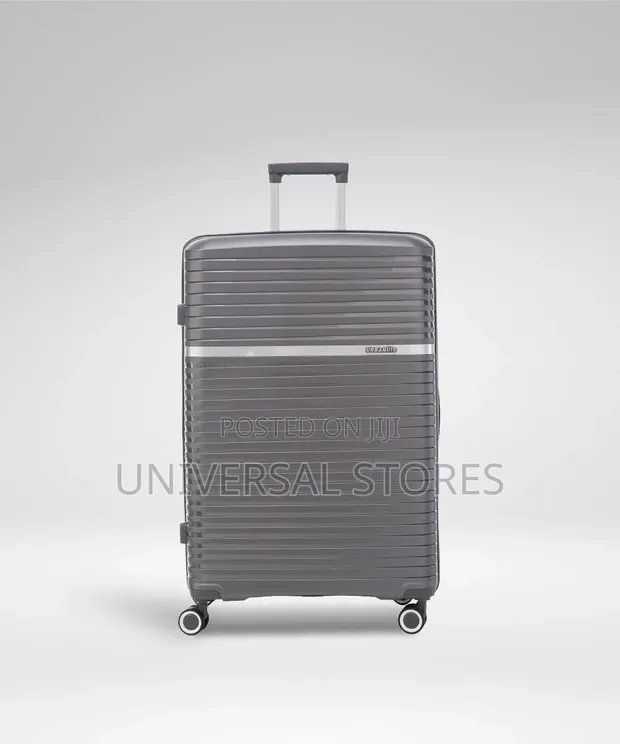Good Partner Grey/Black Rubber-Plastic Travel Suitcase - 1