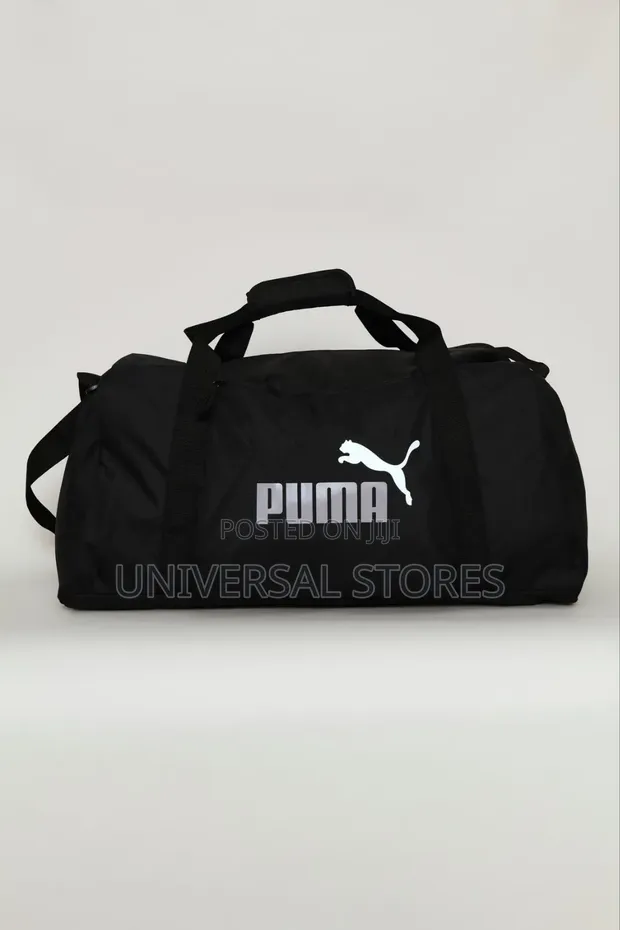 Puma Black Duffel / Gym Bag - 1