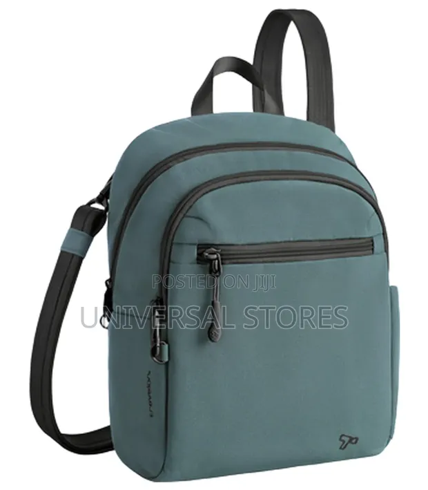 Teal Nylon Mini Backpack - 1