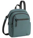 Teal Nylon Mini Backpack - 1