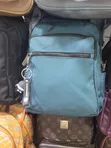 Teal Nylon Mini Backpack - 2