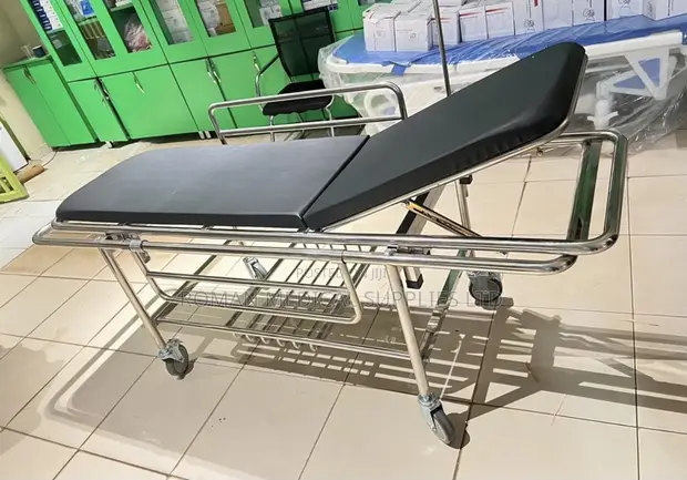 Brand New Patient Trolley with Drip Stand - 1