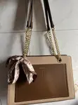 Chris Bella Handbag - Brown, Large, Brand New - 2