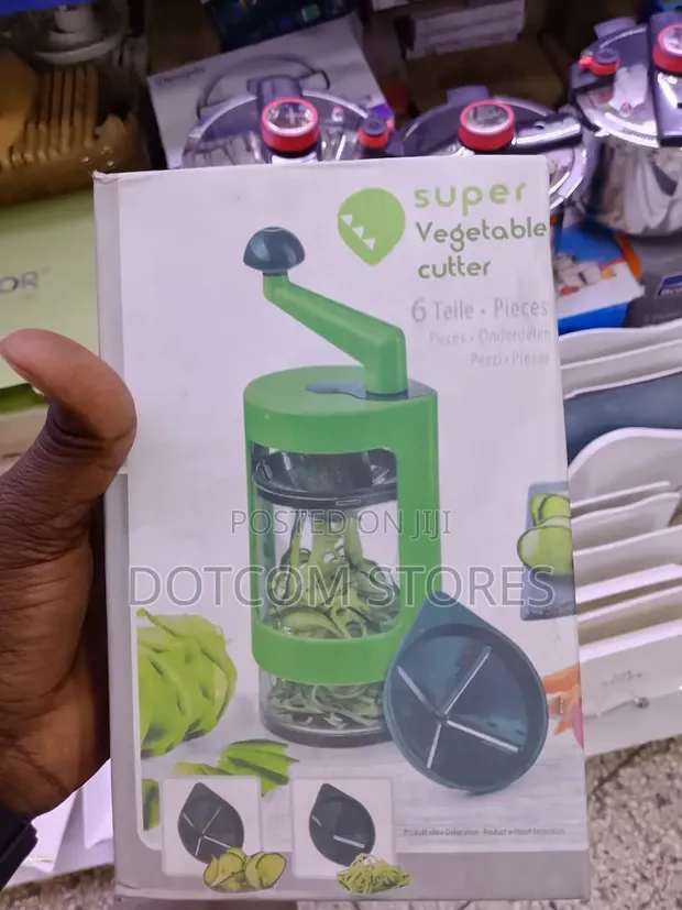 A&S Super Vegetable Cutter 6-Piece Spiral Slicer - 1