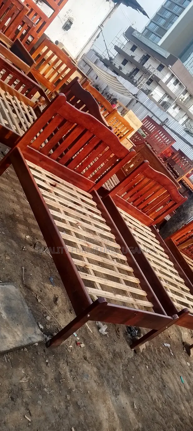 4x6 Musambya Brown Bed Frame - 1